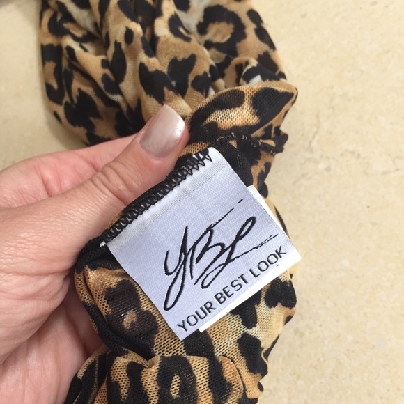 YBL 3 piece leopard swim set size 10 - Picture 8 of 8